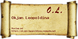 Okjan Leopoldina névjegykártya
